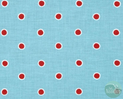 Free Spirit - Fox playground dots aqua