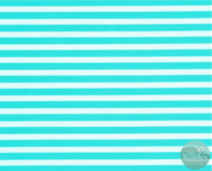 Timeless treasures - Tribeca stripe aqua