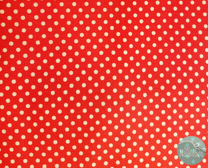 Lakehouse - itty bitty polka dot red 