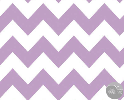 *coupon* Quiltstof - Lavender Chevron