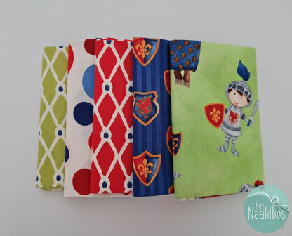 Fat quarter bundel - ridders 