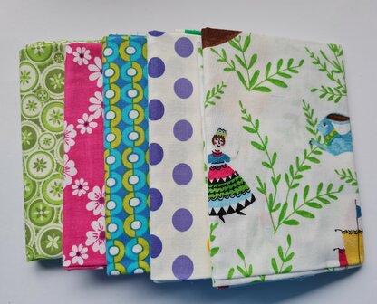 Fat quarter bundel - folkloric