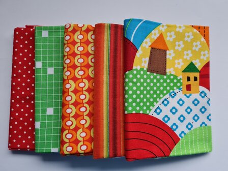 Fat quarter bundel - op de boerderij  