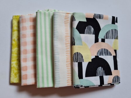 Fat quarter bundel - pastel