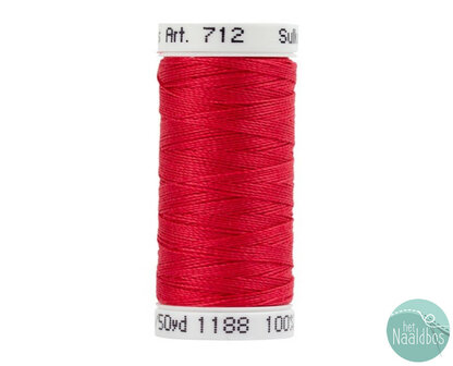 Sulky cotton petites 12 wt - 1188 red geranium