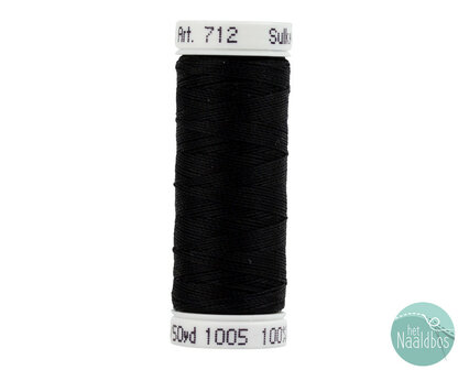 Sulky cotton petites 12 wt - 1005 black