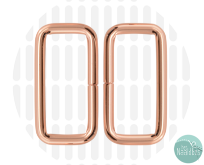 Zipperzoo passant 38mm rose gold