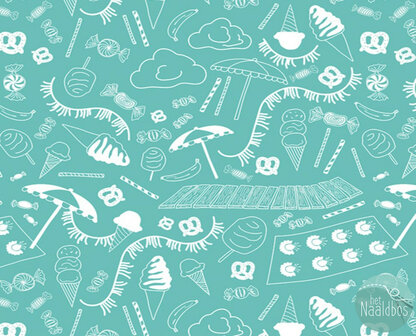 Art gallery fabrics -  busy beach 