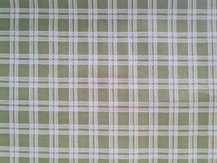 lakehouse - retro plaid groen 