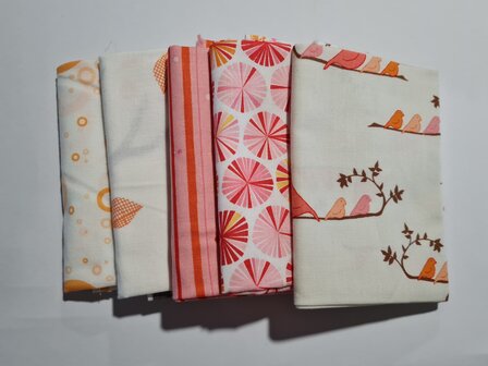 Fat quarter bundel - mama bird