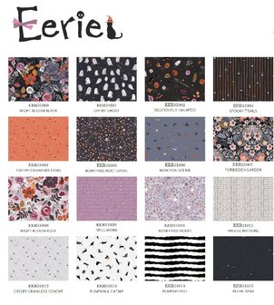 Art Gallery Fabrics - Eerie Fat quarter bundel