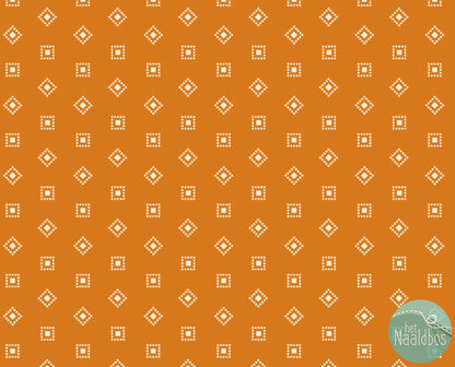 EQP textiles - beyond time hopscotch apricot