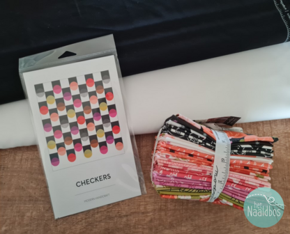 checkers halloween quiltkit 