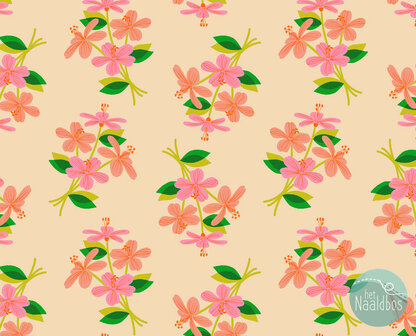 Favorite flowers - nosegay vintage paper 