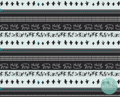 bies/binding stof Art gallery fabrics - arctic tales winterbound