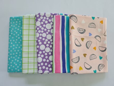 Fat quarter bundel - summer