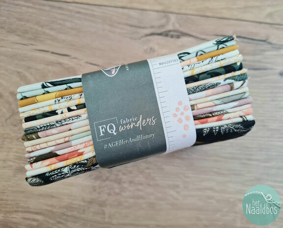 Art Gallery Fabrics - Her & history Fat quarter bundel